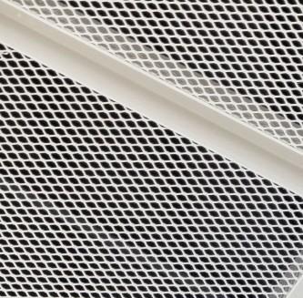 Powder Coated Building Grid Expanded Metal Mesh Sheets For Stair Railing