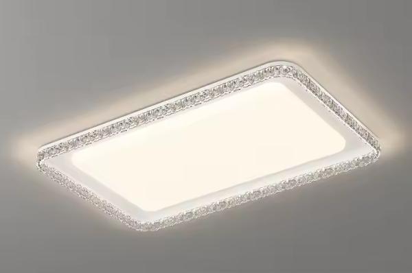 Modern Crystal LED Ceiling Light Surface Mounted For Bedroom Living Room Home Office