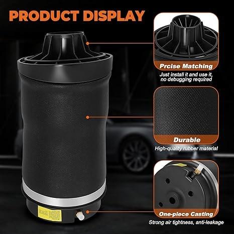 Suspensão de ar traseira durável Bolsas de mola Airmatic Kit esquerdo direito para Mercedes Benz R320