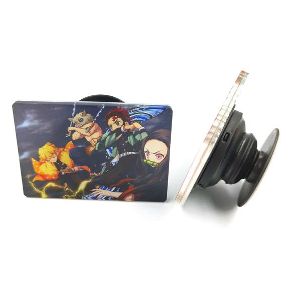 Acrylic Mobile Pop Socket Holder Offset Printing For Girl Gift