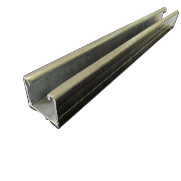 Canal de suporte de metal perfurado HDG Canal de suporte de aço ranhurado Unistrut de 41 mm
