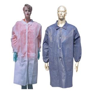 Light Weight Acid Proof Blue Knee Disposable Lab Coats