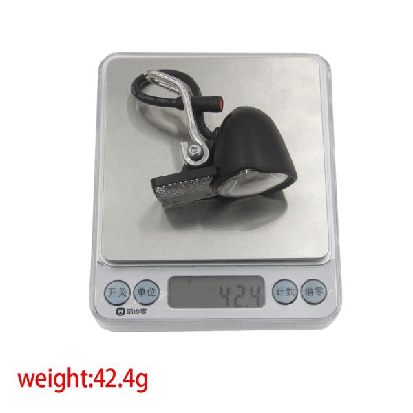 Custom Design 2Pin Waterproof EBike Front Light Electric Bicycle Headlight