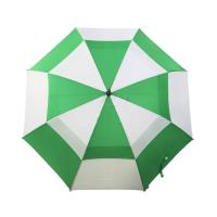 Or parapluie de pluie de golf de 68 pouces pour la promotion