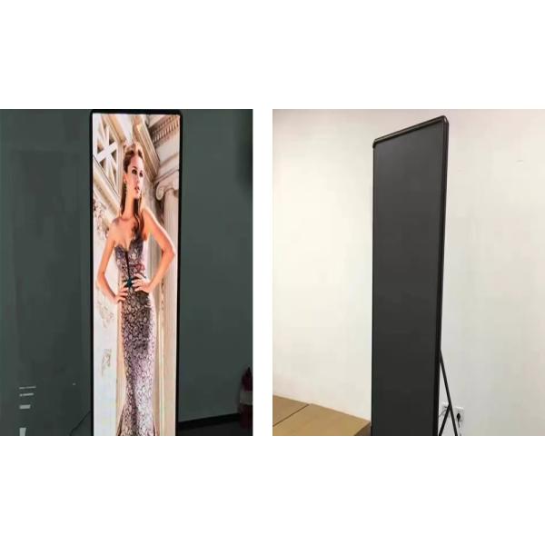 Full Color Poster LED Advertising Box HD P2.5 Ultra Thin Interior High Definition