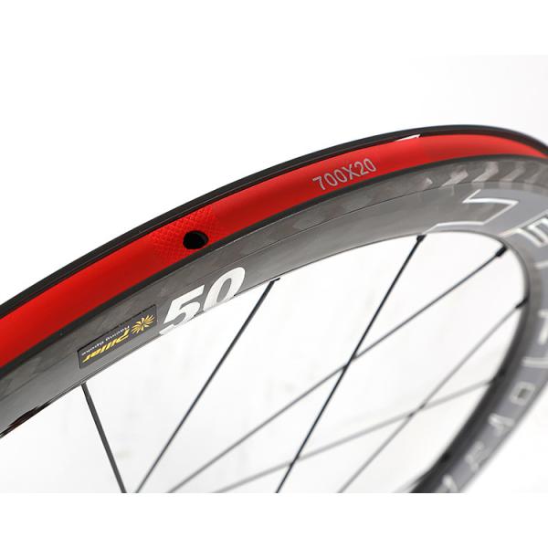 велосипед Wheelset дороги углерода Twill 12K, конюшня 50mm Wheelset 700C RS R50DB