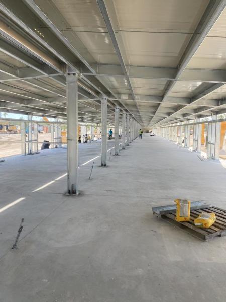 Hot Dip Galvanized Metal Steel Broiler Layer Poultry House With Automatic Brooding Equipment