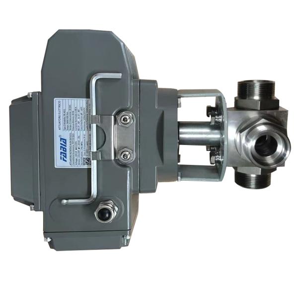 Válvula de bola eléctrica de alta presión con conexión de tornillo Válvula de bola de sellado duro