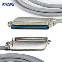 Câble équipé de RJ21 IDC débouché de couverture en métal de 90 degrés ou de 45 degrés