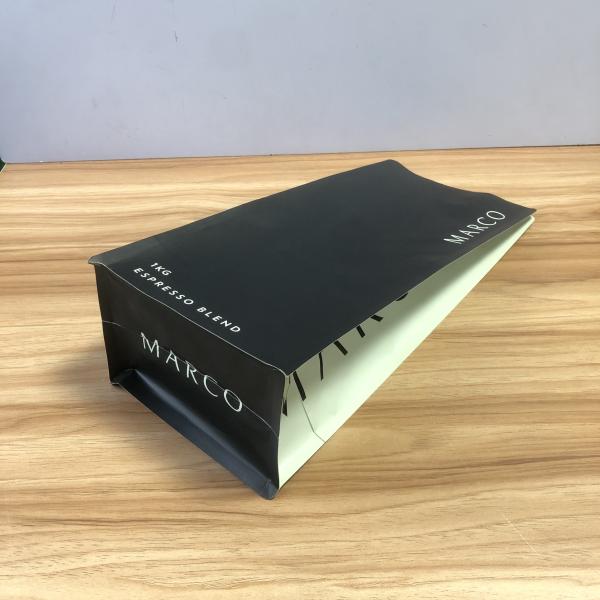 454g 250g 200g Saco de café personalizado Inovadora válvula de escape unidirecional