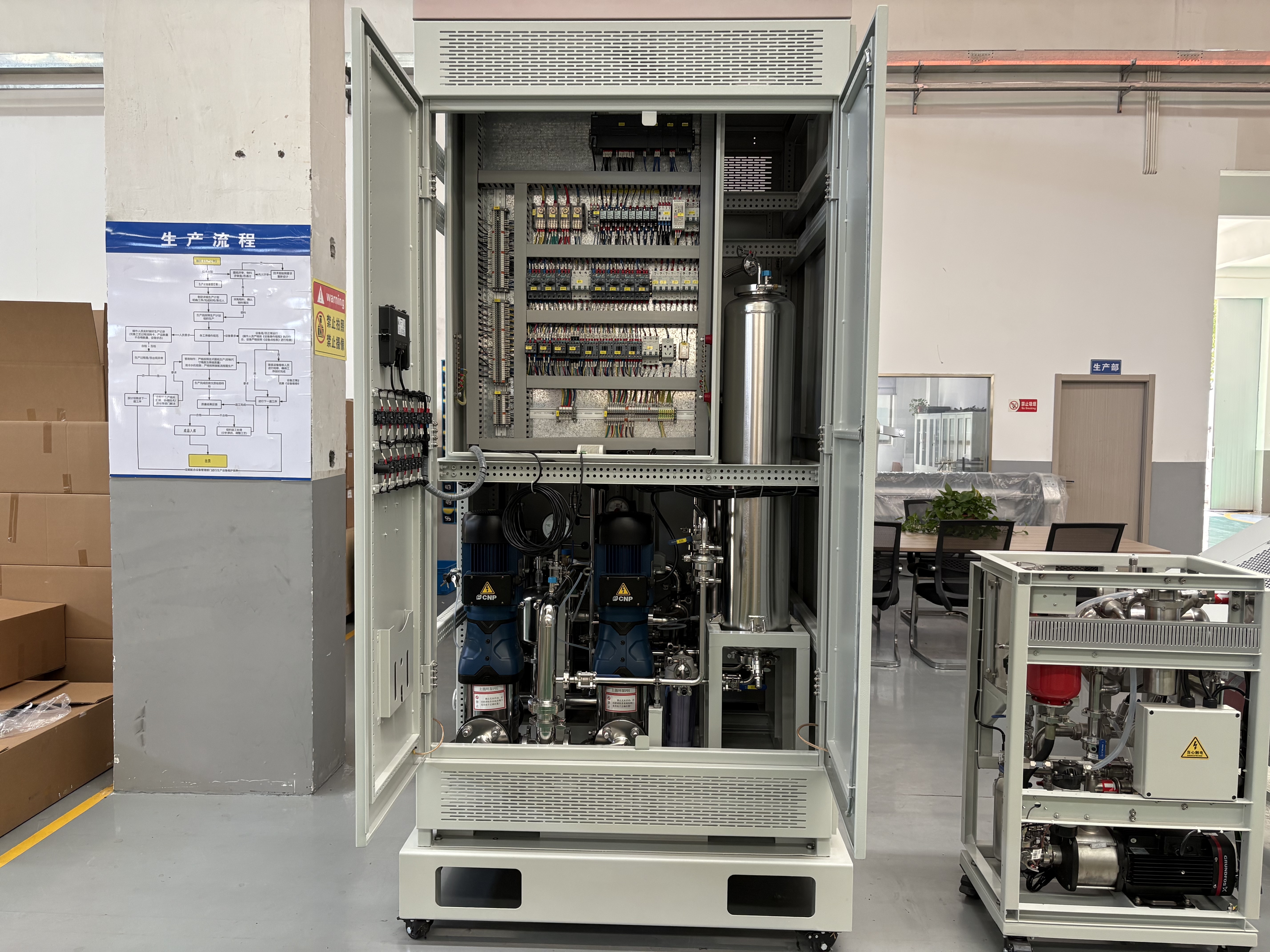 High Efficiency Water Cooling System for Energy Storage and Renewable Energy Applications