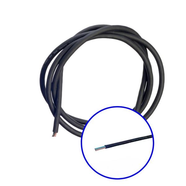 2 Core Conductor Copper Fire-Resistant Power Cable for Outdoor Camp H07RN-F 2x0.75/1/1.5/2.5mm2 Fire-Resistant Outdoor