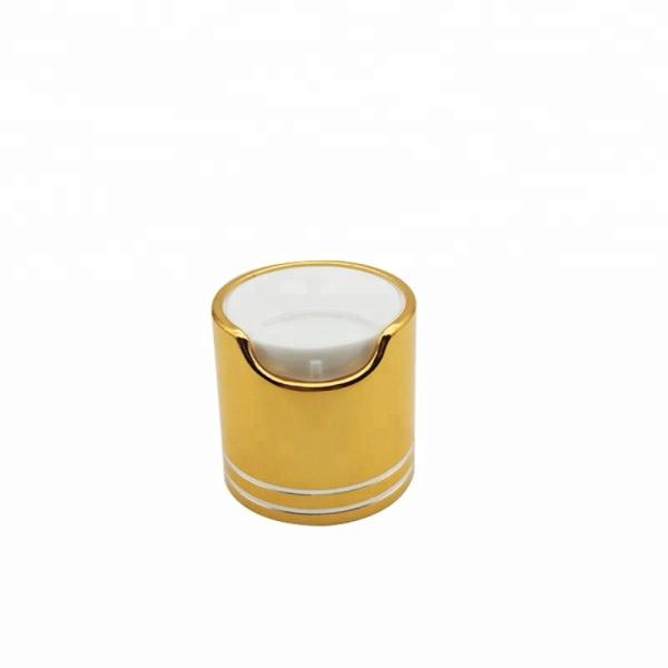 Leakproof Plastic Flip Top Dispensing Caps Custom Logo Printing For Cosmetic Bottle