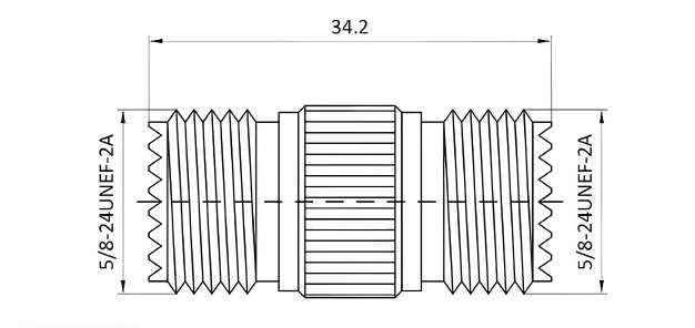 1GHz RF Adapter UHF / SL16 / PL259 Female To Female Adapter UHF-KK