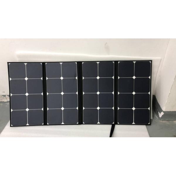 Light Weight SunPower Folding Solar Panels 100 Watt Easy Carry For Camping