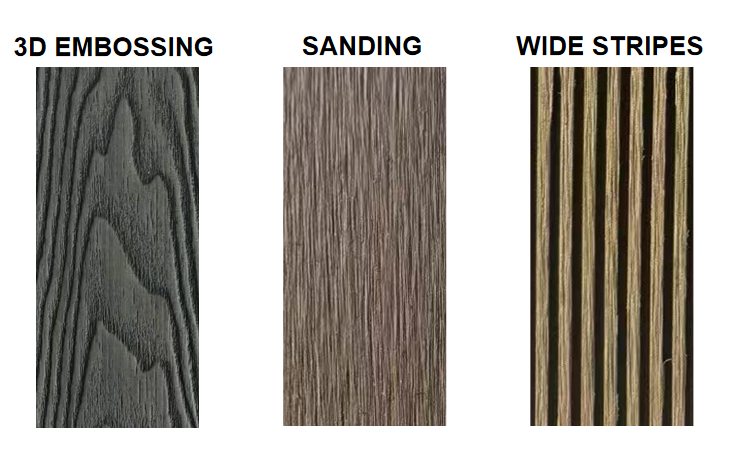 148*23mm Composite WPC Decking Boards Non Toxic Natural Texture