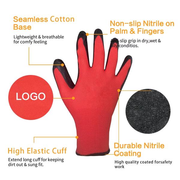 Горячая продажа Высококачественные защитные перчатки из хлопка