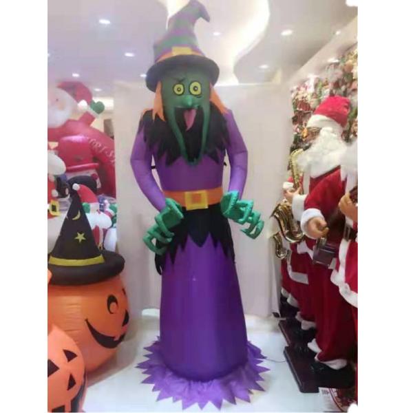 Plastic Halloween Inflatable Pumpkin Tombstone Pumpkins w/ LEDs Perfect for Halloween