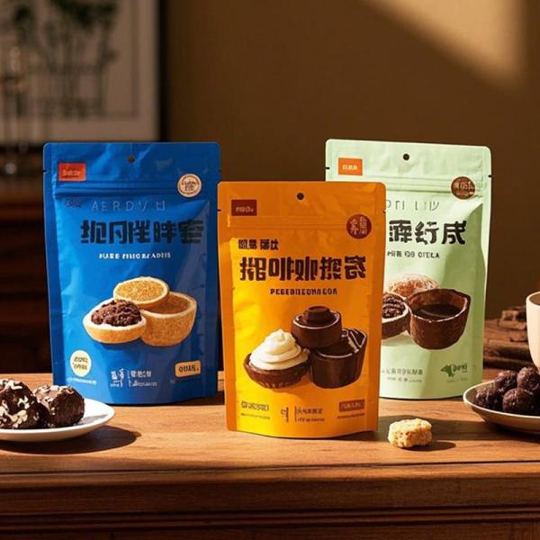 FDA Certified Food Packaging Bags With Stand Up Plastic Zipper  Custom Printed Durable Pouches