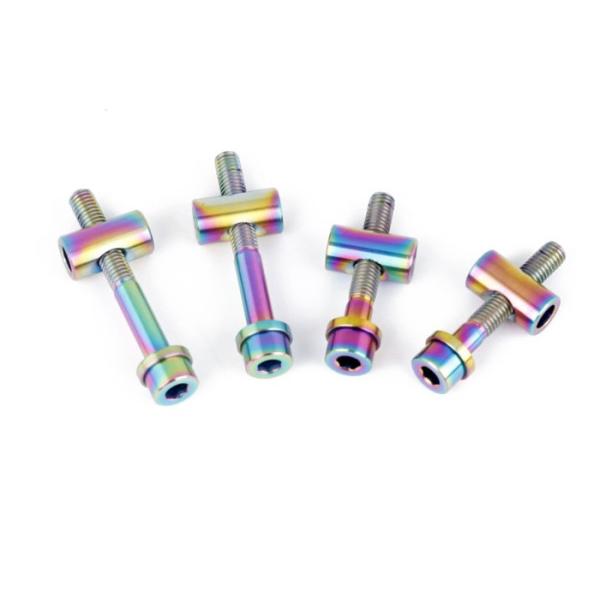 Bike Titanium Alloy Hexagon Flange Bolt Seatpost Fastening Non Magnetic