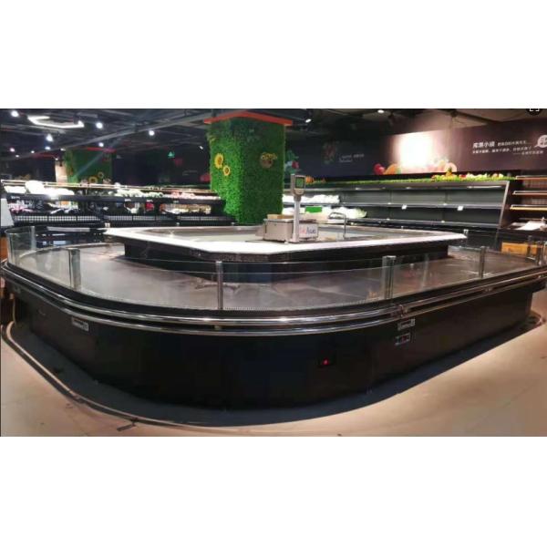 Deli Refrigeration Equipment With Lift-Up Front Straight Glass Door