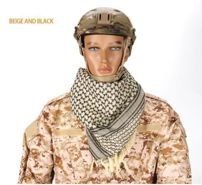 Outdoor Arabian Shemagh Tactical Accessories Multifunctional Arabian Scarf Windproof For Neck Wrapping