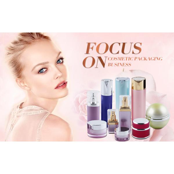 Wholesale New Design Modern Cosmetic Packaging Bottles High End Acrylic Cosmetic Cream Bottles And Jars