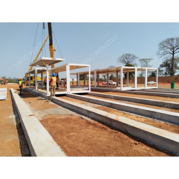 Portable Staff Modular Accommodation Building Office Recyclable OEM