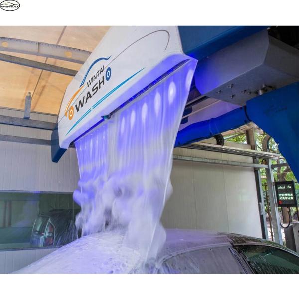 3400mm Installation Height Fully Automatic Touchless Car Washer With Detergent Spraying