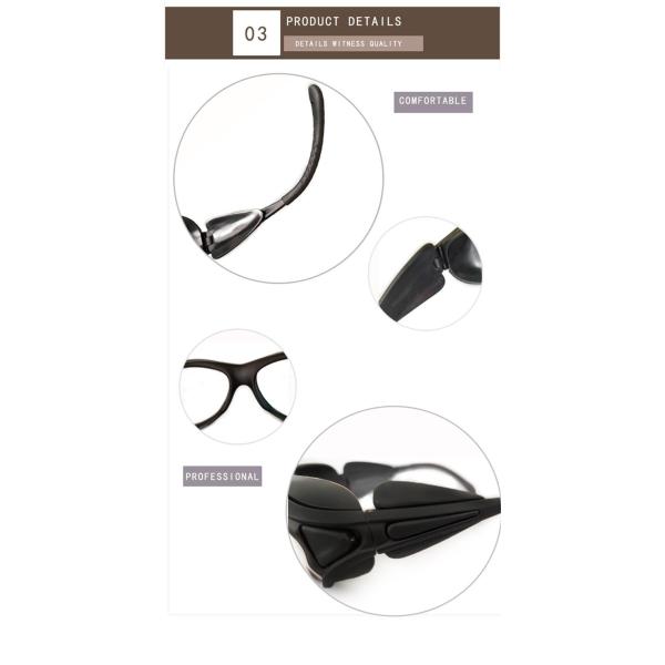 CO2 Laser Safety Goggles Glasses Eyewear Black frame 9900nm-11100nm clear protective glassess