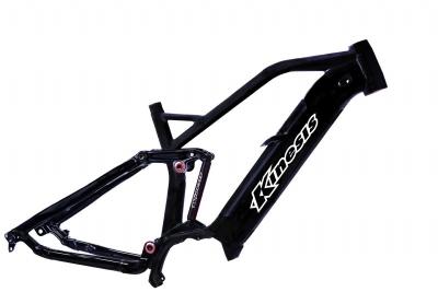 27.5er Boost AM Full Suspensão Electric Bike Frame Bosch Ebike Bateria integrada