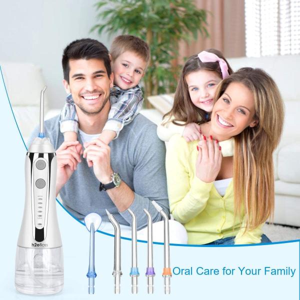 Os modos ajustáveis do OEM/ODM 5 molham a limpeza de Jet Flosser For Personal Teeth