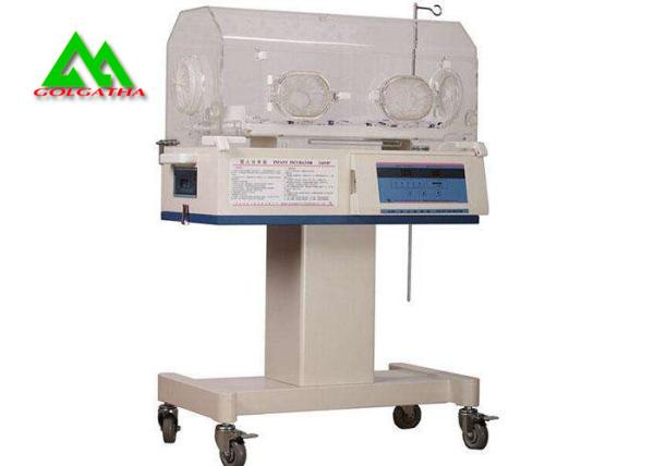 Hospital Newborn Infant Incubator With Wheels , Neonatal Transport Incubator