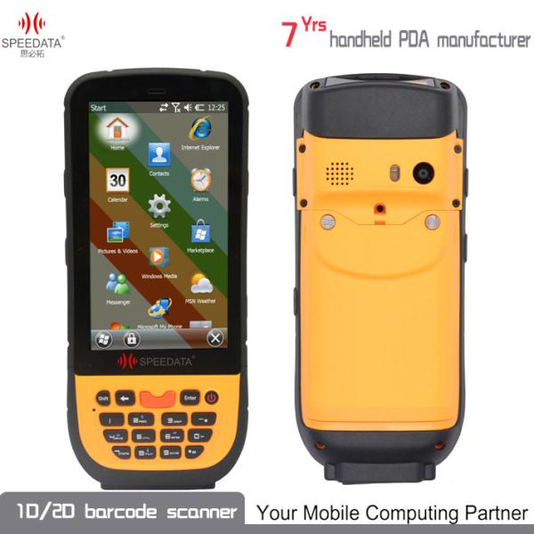Orange Windows Wireless PDA Thermal Printer 4.5 Inch High Definition IPS LCD