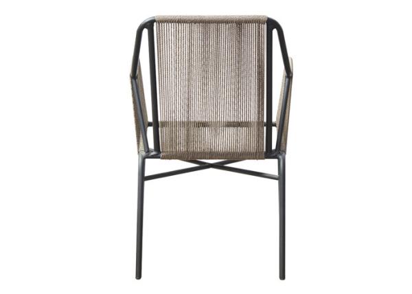 Balcony Aluminum Rope UV Resistant Outdoor Table Chairs