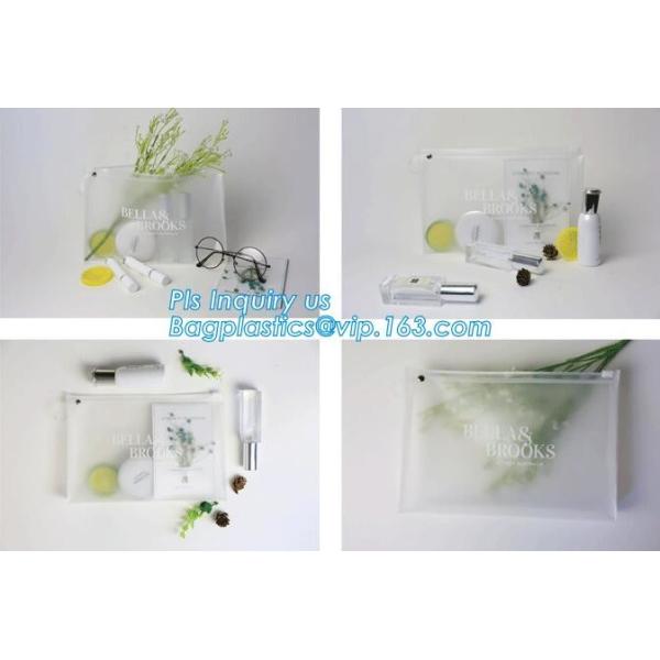 zipper slider bag cosmetic packaging slider bag, make up bag promotional cosmetic bag slider bag, toiletry pouch eva cos