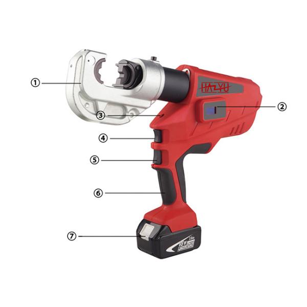Multifunctional Cable Battery Crimping Tool Lineman Tools NEC-400
