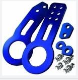 Anodized Brushed CNC Billet Aluminum Racing Tow Hook 10mm Thickness