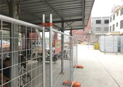 Building Site Security Fencing Panels / Temporary Fencing For Construction Site