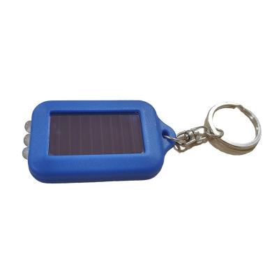Led Solar Keychain Custom Logo Colorful Personalized Solar Keychains Promotional