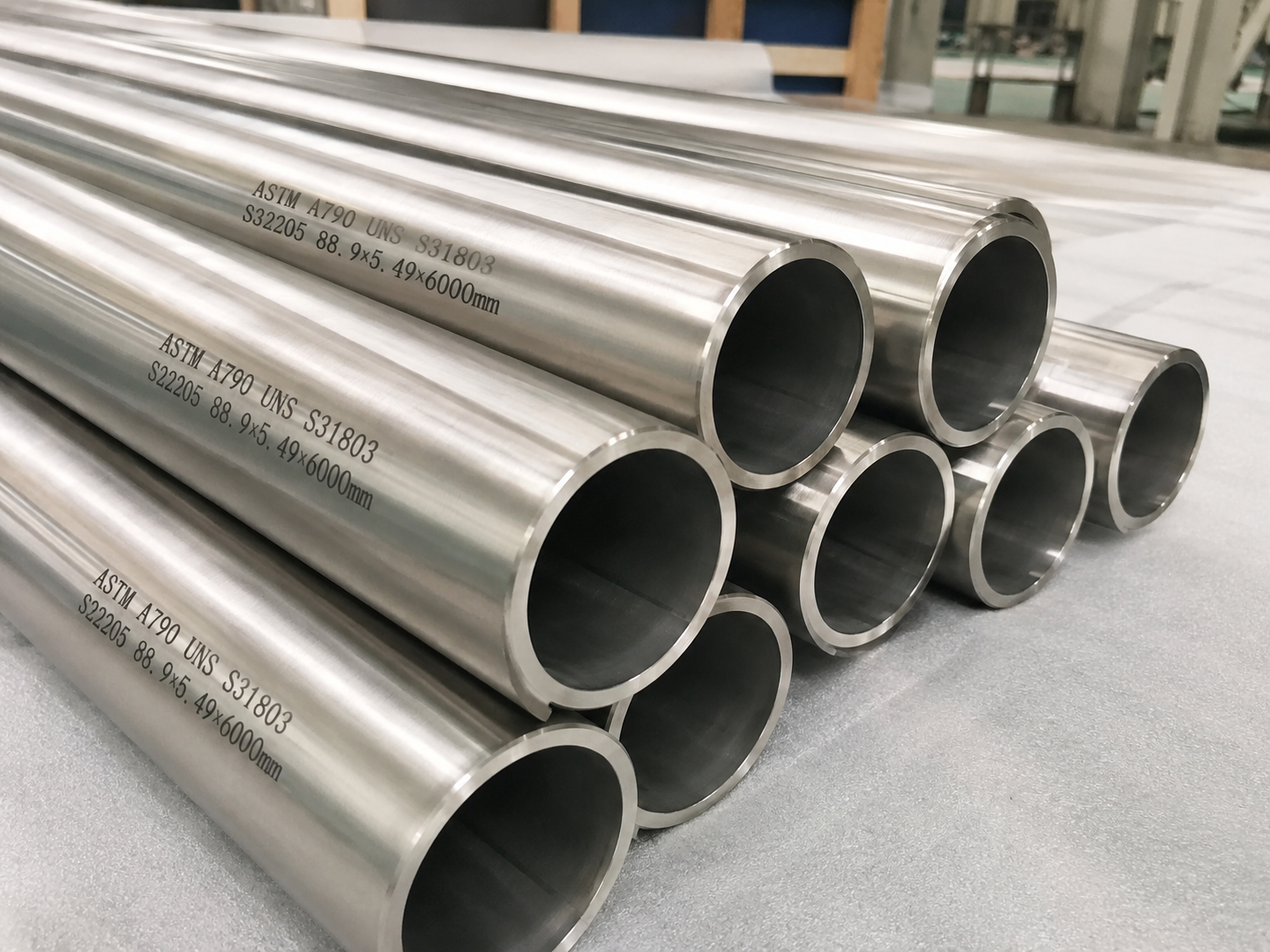 ASTM A790 UNS S31803 2205 Duplex Stainless Steel Pipe for Sour Service with H₂S and Chloride Stress Corrosion Cracking Resistance