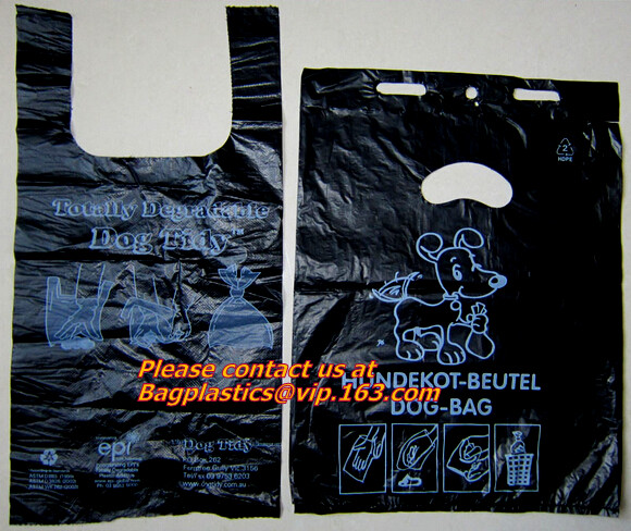 Tall Kitchen Bags With Handles, Reusable And Disposable Grocery Bags Biodegradable, BPA-Free Plastic Grocery Bags
