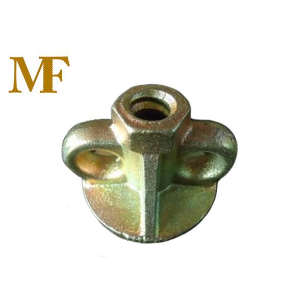 Resistencia a la tensión plateada cinc de Rod Formwork Small Wing Nut D90 200kN del lazo