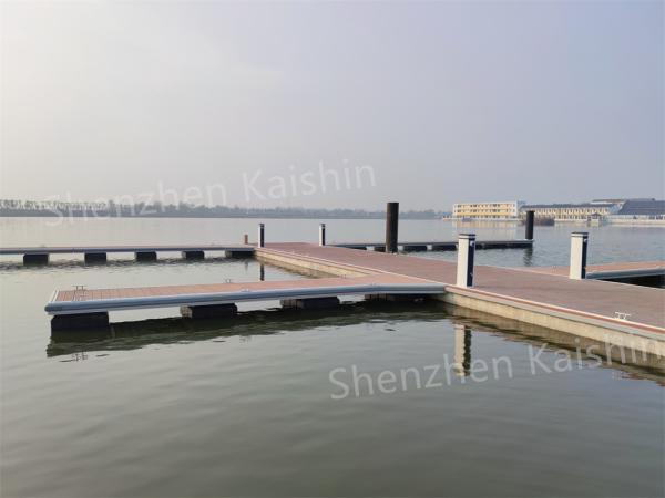 HDPE Marine Aluminum Alloy Floating Docks Walkway Pontoon For Boat