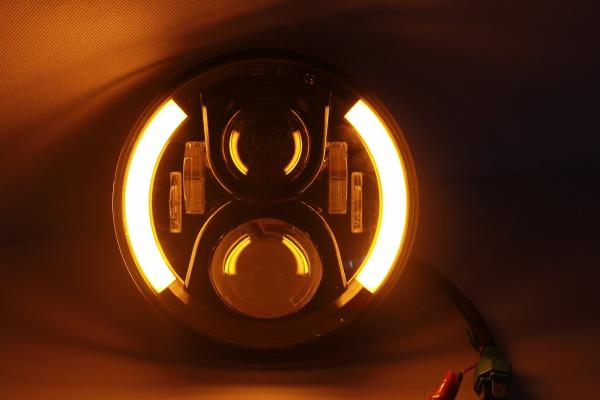 7 Inch 80w Jeep Wrangler Headlights 1600LM * 2 Low Beam 3150 LM * 2 High Beam