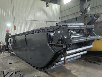 CUSTOMIZED AMPHIBIOUS EXCAVATOR TRACK PONTOON FLOATING TRACK USED FOR DX225 DH225 20 TONS EXCAVATORS