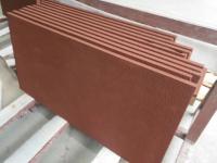 Dalles naturelles rouges de grès pour la résistance à l'abrasion de construction de décoration