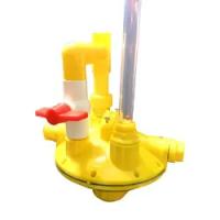 Bebedouro Automático para Frangos de Corte Amarelo Peças de Linha de Beber para Aves Plásticos