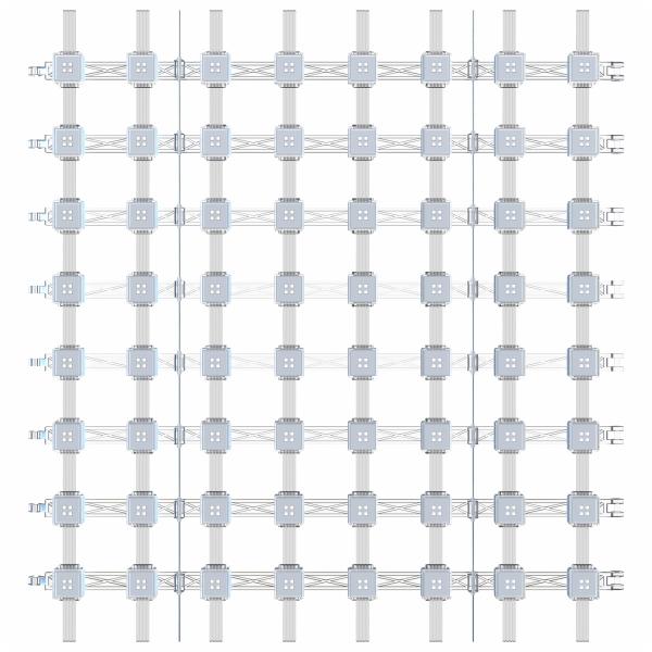 Высокая яркость светодиодного решетчатого экрана настраиваемый полноцветный водостойкий H2020