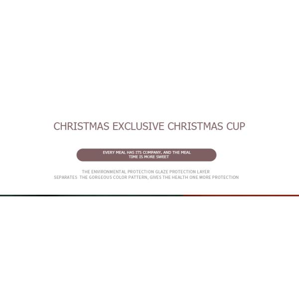 Christmas tree creative water sublimation cup ceramic mug coffee high-value couple sublimation cup